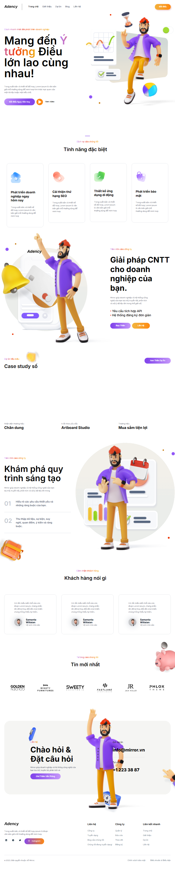 Mau website Adency