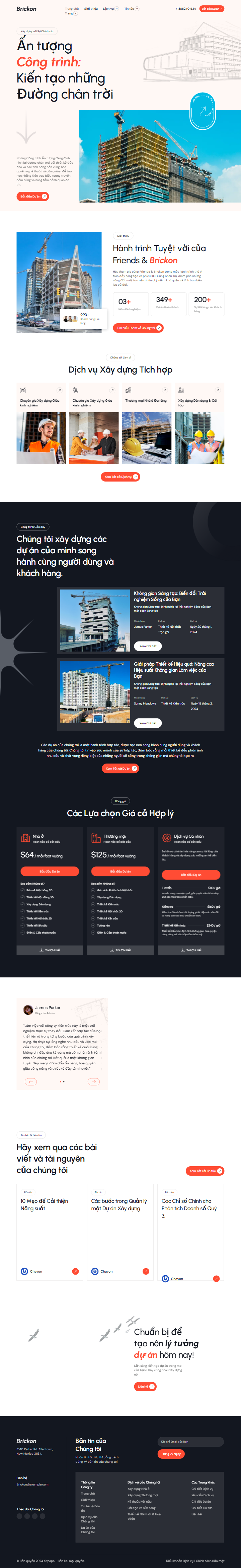 Mau website Brickon
