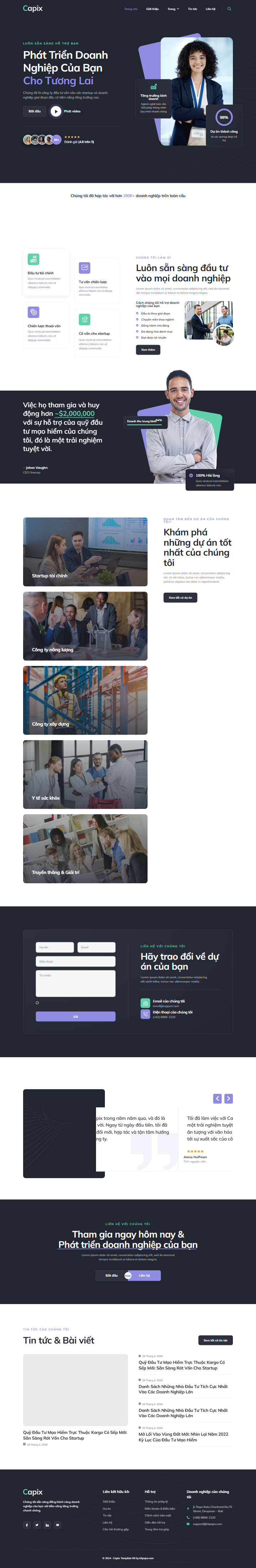 Mau website Capix