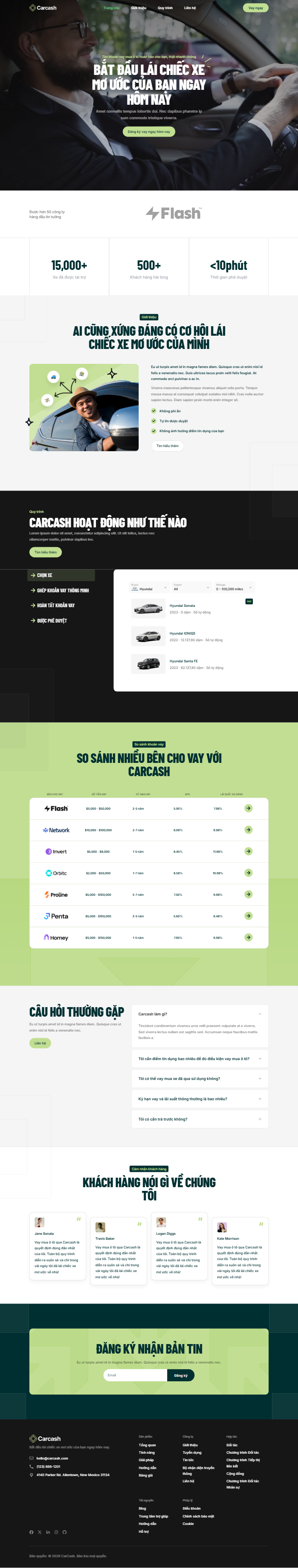 Mau website Carcash