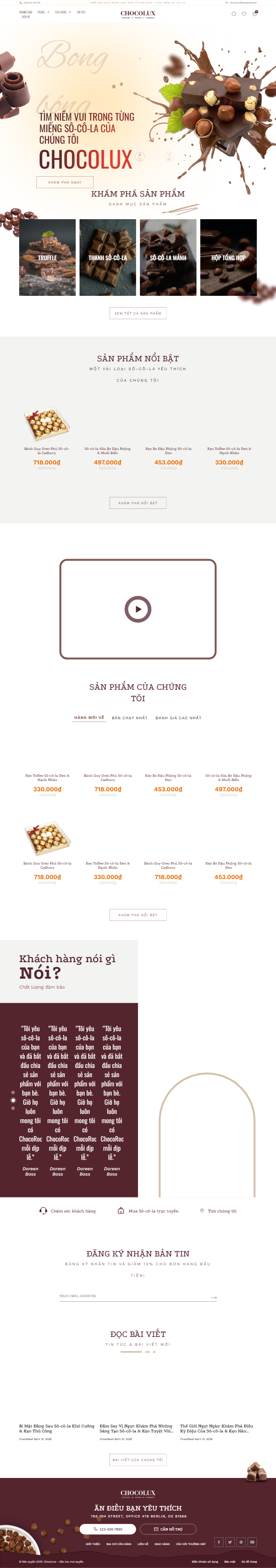 Mau website ChocoLux