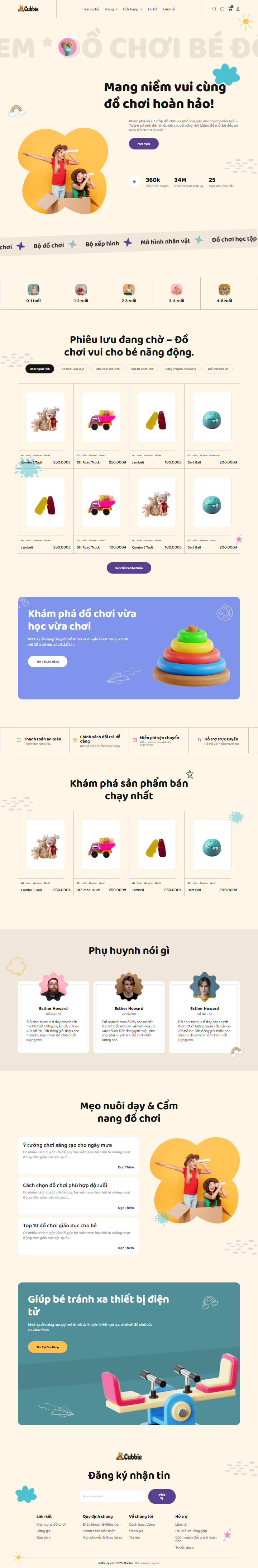 Mau website Cubbie