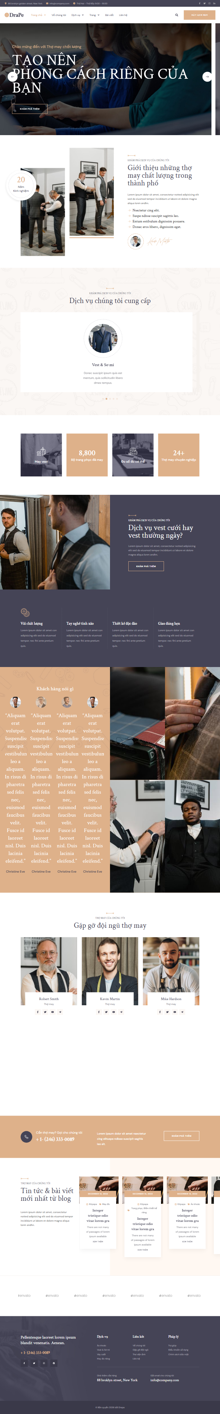 Mau website Drape