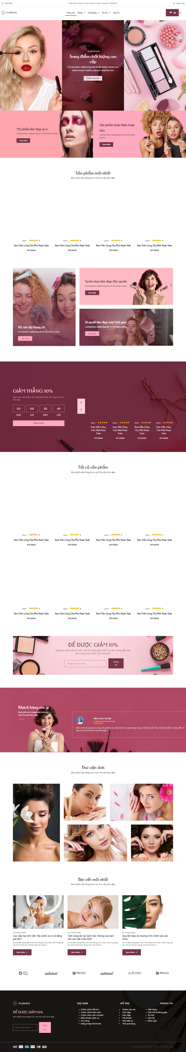 Mau website Flawless