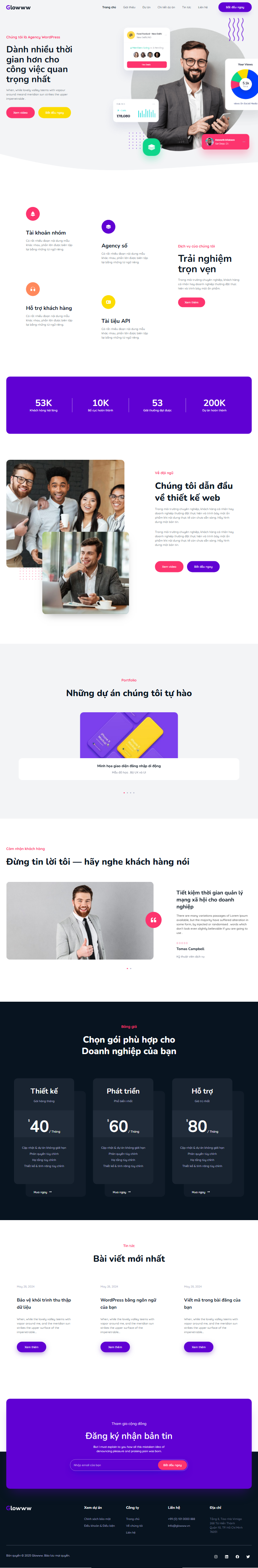 Mau website Glowww