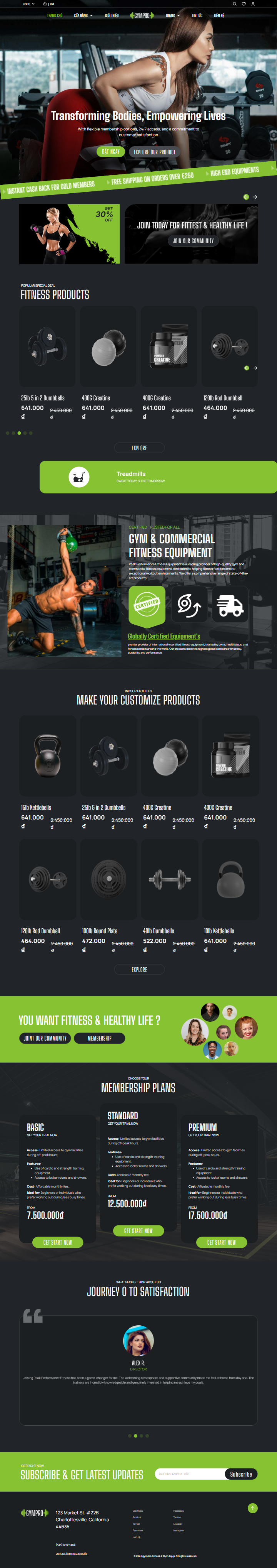 Mau website Gympro