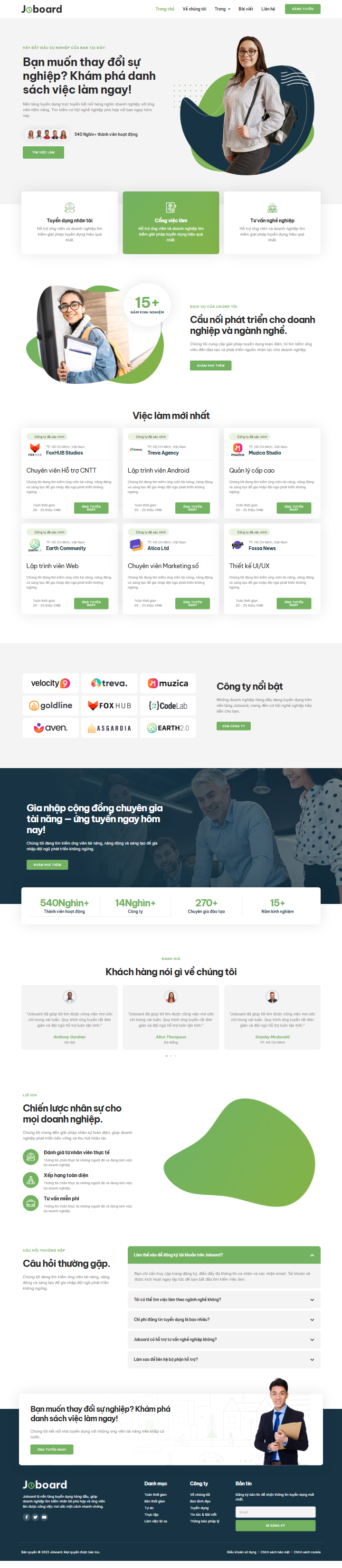 Mau website Joboard