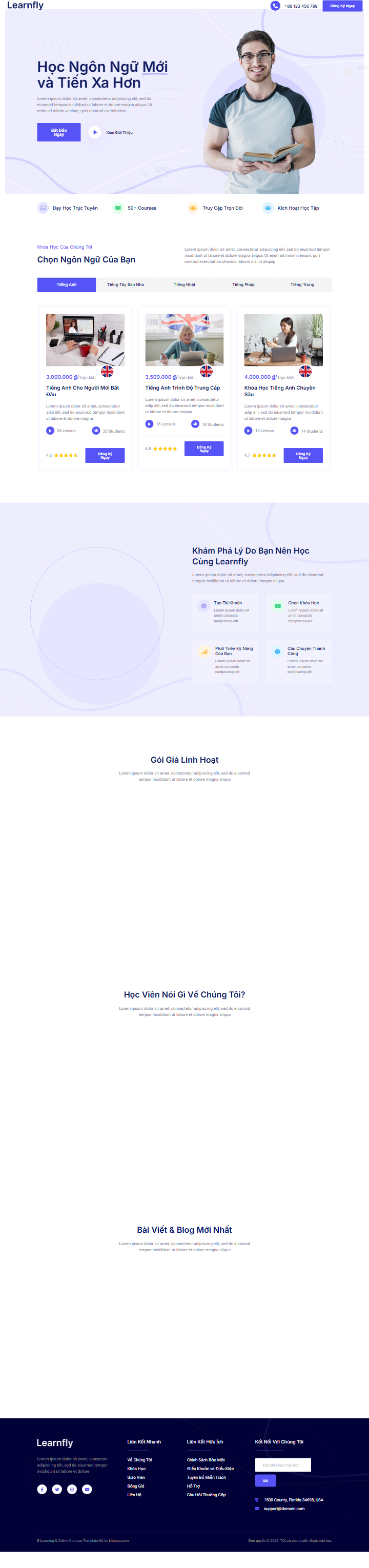 Mau website Learnfly