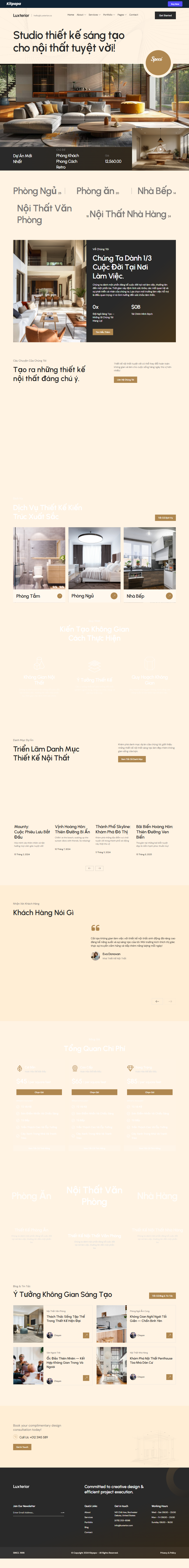 Mau website Luxterior