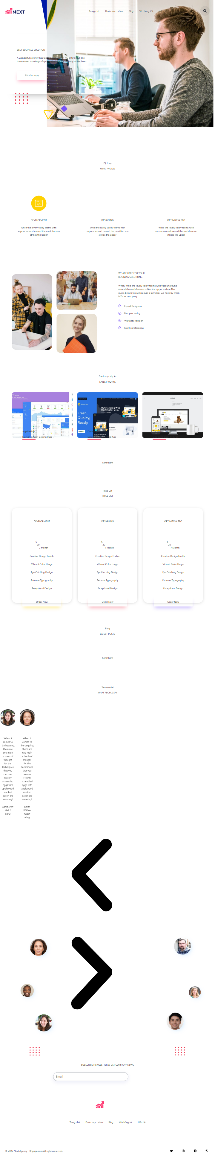 Mau website Next