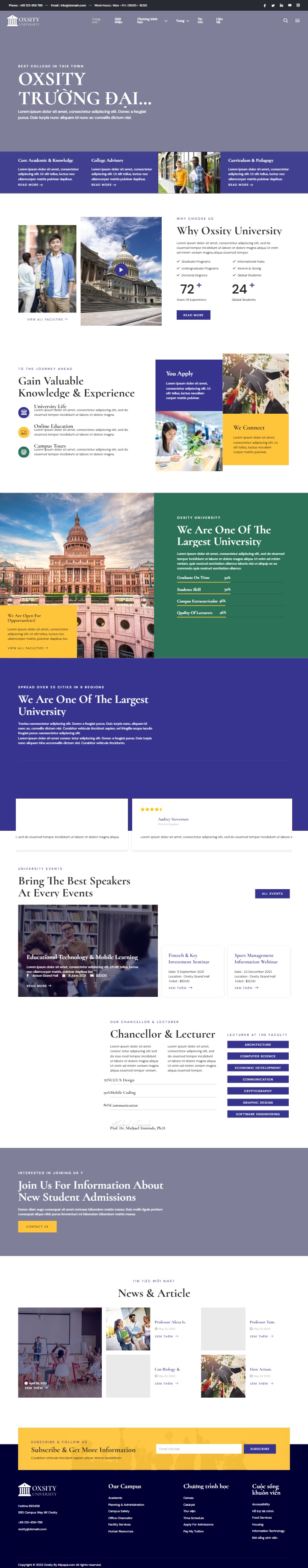 Mau website Oxsity