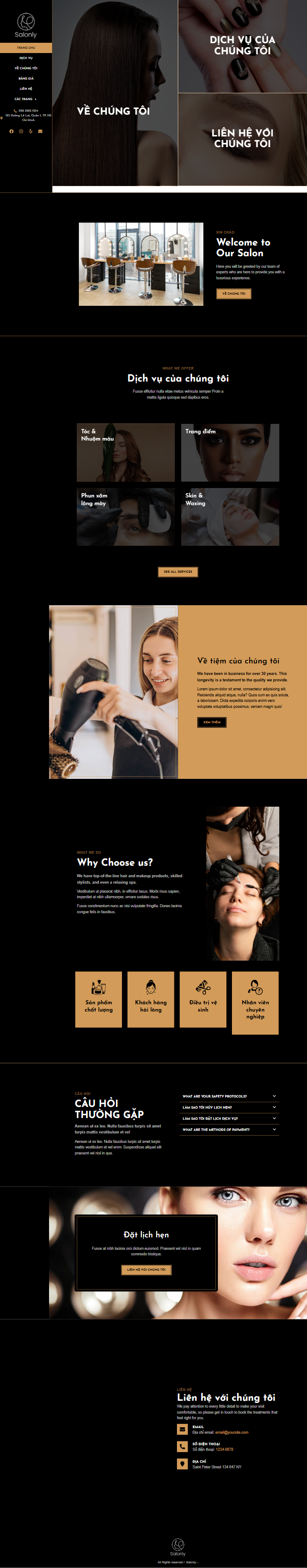 Mau website Salonly
