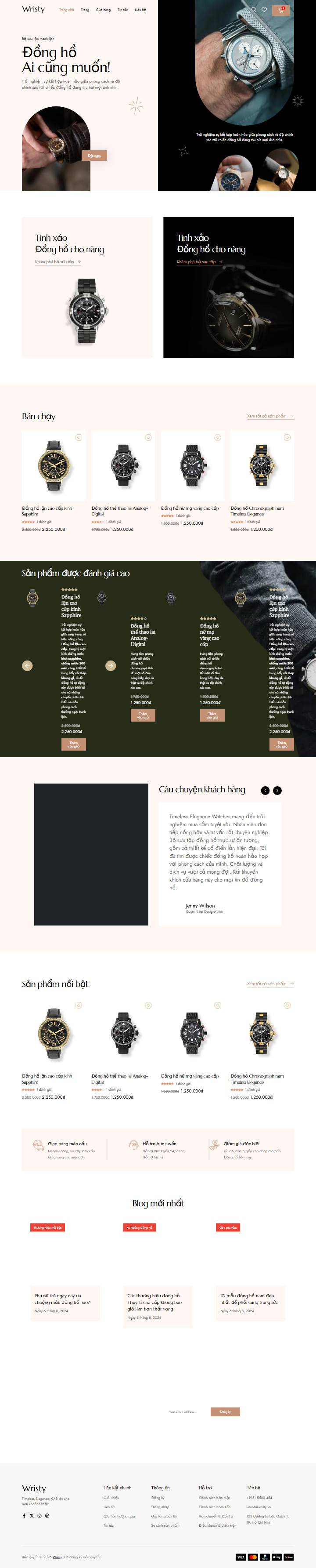 Mau website Wristy